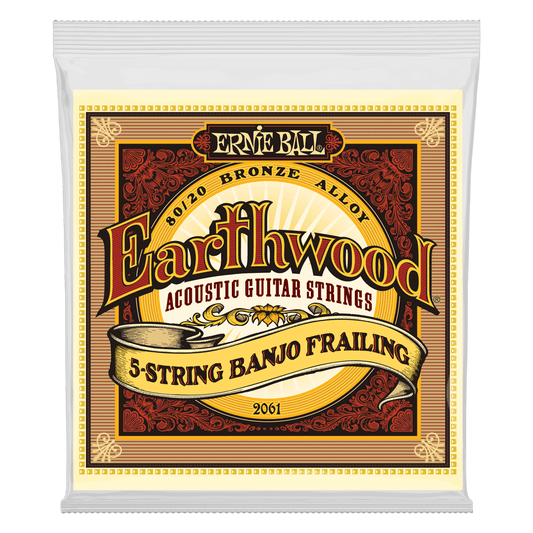 Earthwood Banjo 5 String Set 80/20 Bronze 9-20