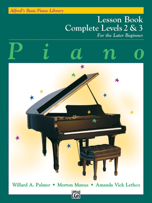 Alfreds Basic Piano (ABPL) Lesson Book Levels 2 & 3
