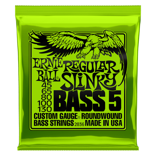 Regular Slinky Bass 5 String set 45-130