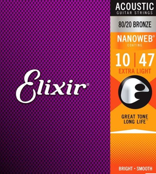 Elixir Acoustic Nanoweb 10-47 80/20