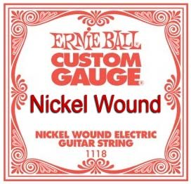 Ernie ball .024 nickel wound Guitar strings (single)