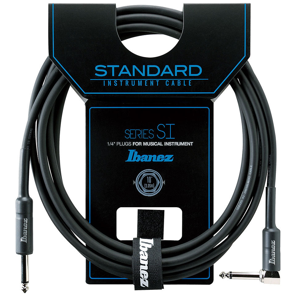 Ibanez Guitar Cable 10Ft (Straight & Right Angle) Standard