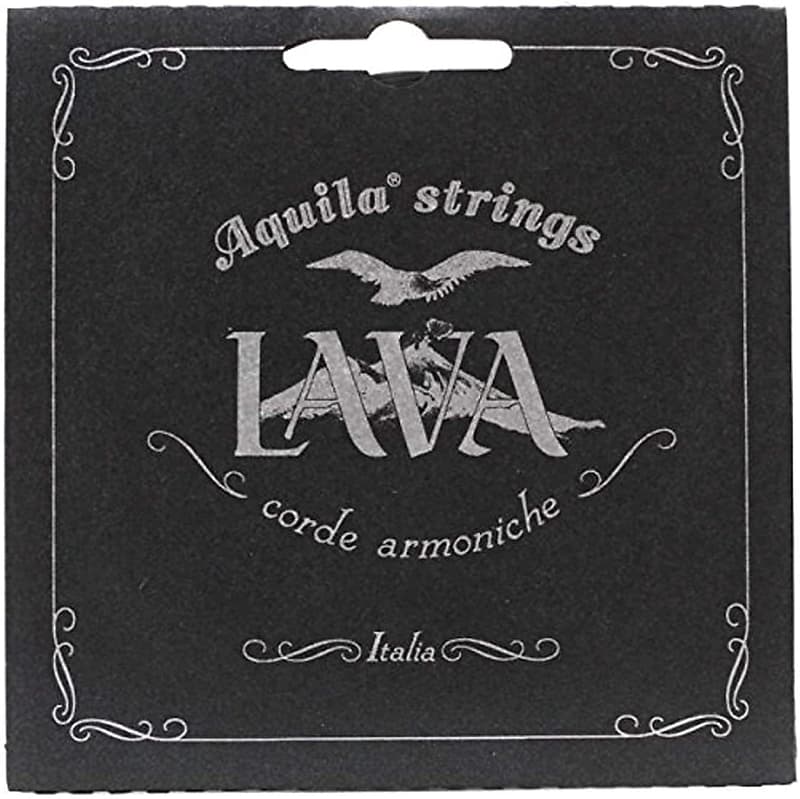 Aquila "Lava" Baritone Ukulele Strings - Black