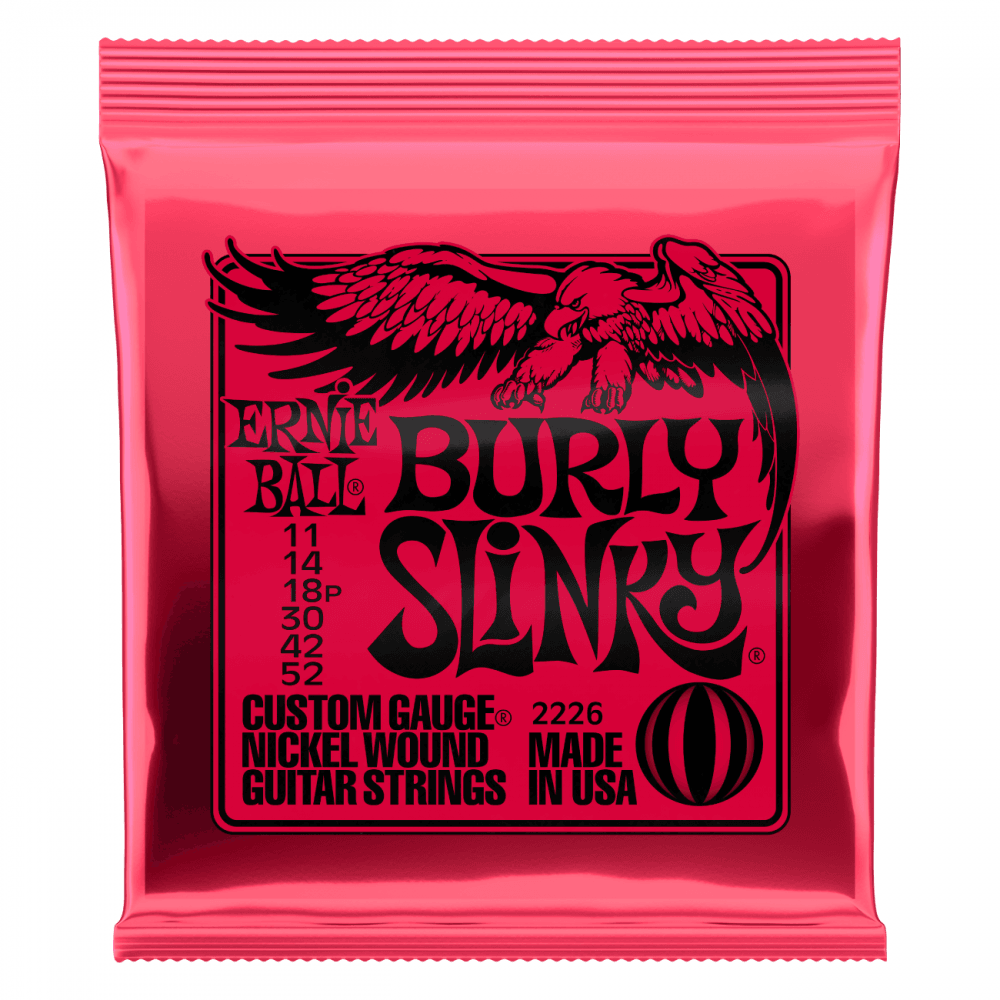 Ernie Ball Burly Slinky 11-52 Red